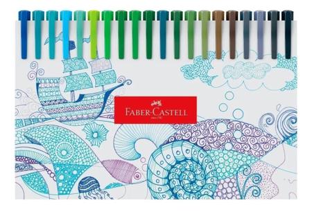 Imagem de Canetas Fine Pen Colors 60 Cores Es60zf Faber Castell - Faber-Castell