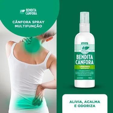 Imagem de Canfora Bendita Cânfora Spray 100ml Com 3 Unidades