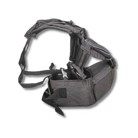 Canguru hip melange preto - kiddo Imagem de Canguru hip melange preto - kiddo