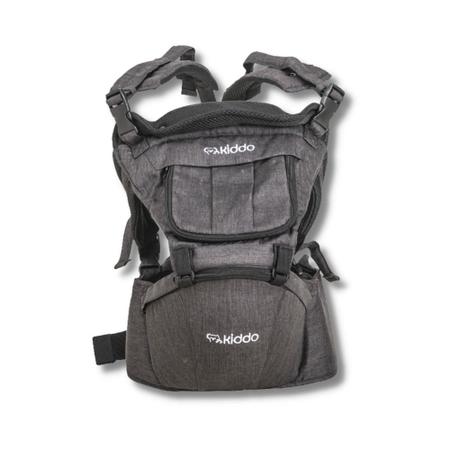 Canguru hip melange preto - kiddo Imagem de Canguru hip melange preto - kiddo