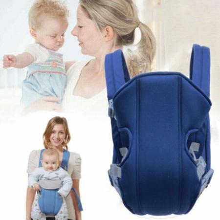 Imagem de Canguru para carregar bebê com segurança, bolsa respirável, sling com envoltório ajustável, faixa-etária 2 a 30 meses