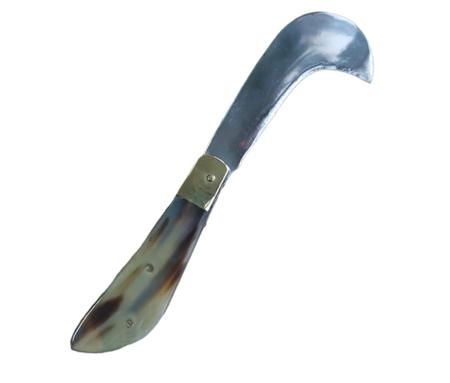 Imagem de Canivete artesanal inox cabo de chifre britola ou rintia