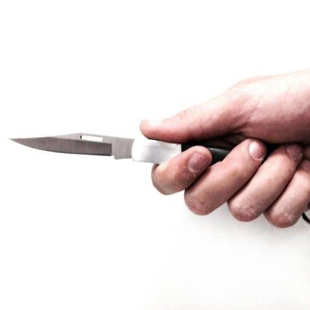 Imagem de Canivete Turco Tático de Bolso Moka Nautika Militar com Estojo Dobrável Aço Inox