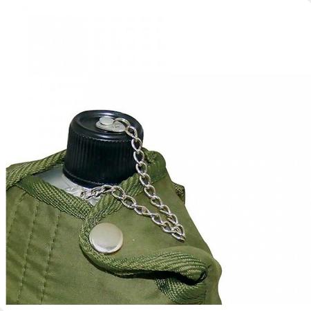 Imagem de Cantil Termico Camping Militar Trilha Aluminio 900ml - Ntk