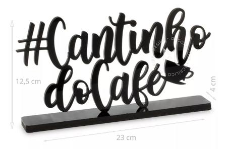 Imagem de Cantinho do Café Decorativo -Letreiro Enfeite Casa Escritório