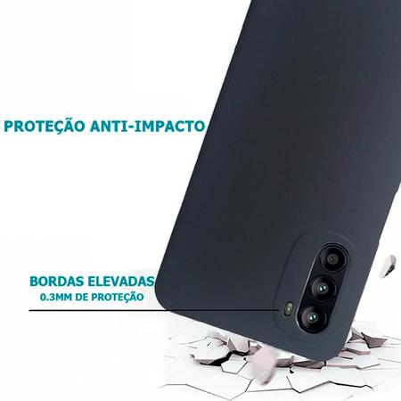 Imagem de Capa Anti Impacto Aveludada Premium Para Motorola Moto G82