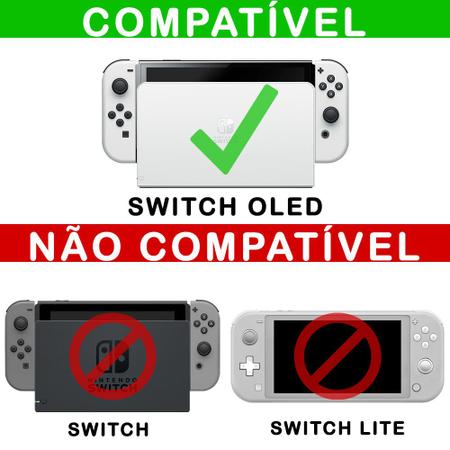 Imagem de Capa Anti Poeira e Skin Compatível Nintendo Switch Oled - Zelda Link's Awakening