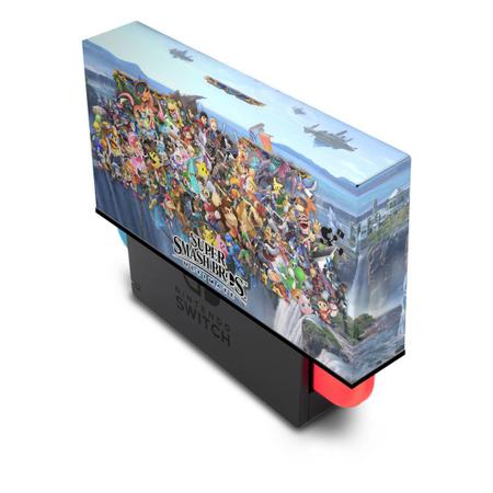Imagem de Capa Anti Poeira e Skin Compatível Nintendo Switch - Super Smash Bros. Ultimate