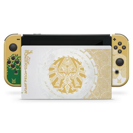 Imagem de Capa Anti Poeira e Skin Compatível Nintendo Switch - Zelda Tears of the Kingdom Edition