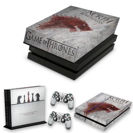 Imagem de Capa Anti Poeira e Skin Compatível PS4 Fat - Game Of Thrones A