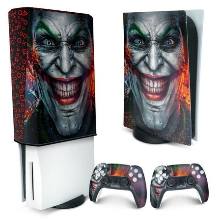 Imagem de Capa Anti Poeira e Skin Compatível PS5 - Coringa Joker