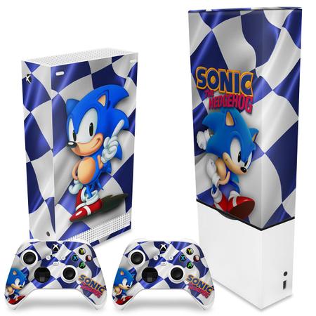 Xbox 360 Slim Capa Anti Poeira - Sonic The Hedgehog - Pop Arte Skins