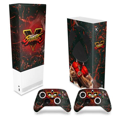 KIT Capa Case e Skin Xbox Series S X Controle - Street Fighter V - Pop Arte  Skins