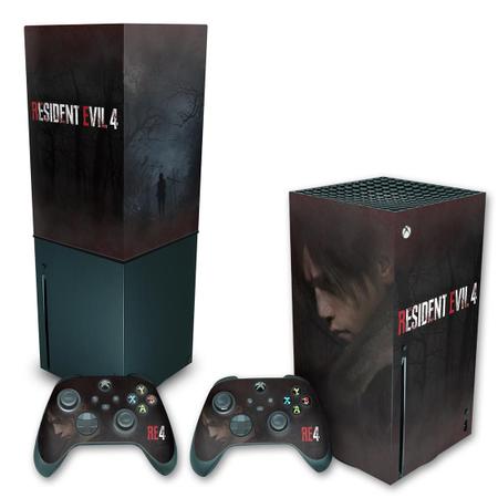 Capa Anti Poeira e Skin Xbox One X - Resident Evil 4 Remake em