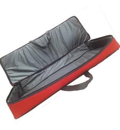 Capa Bag Para Piano Korg Sp170 Nylon Master Luxo Vermelho - N/A Imagem de Capa Bag Para Piano Korg Sp170 Nylon Master Luxo Vermelho