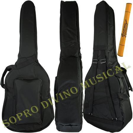 Imagem de Capa Bag Preto Violão Folk Extra Luxo Protection Bags