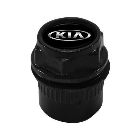 Imagem de Capa Bico de Válvula Preto Kia emblema Preto