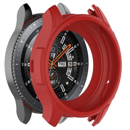 Imagem de Capa Bumper Case Silicone Macio compativel com Samsung Gear S3 Frontier e Galaxy Watch 46mm