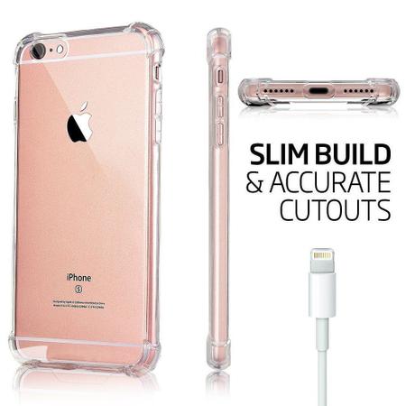 Imagem de Capa Capinha Antichoque Anti Shock Impactos Compatível com Apple iPhone 8 Plus