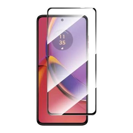 Imagem de Capa Capinha Aveludada Preta + Película 3d de Vidro Para Motorola Moto G84