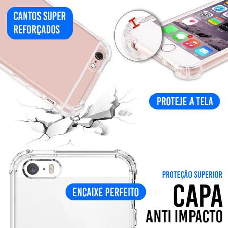 Imagem de Capa Capinha Case Anti Shock Transparente iPhone 13 6.1