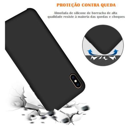 Capa Capinha Case Compatível Com iPhone XR Tela 6.1 Silicone Interior  Aveludado - Premium - Capinha de Celular - Magazine Luiza