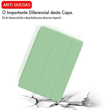 Imagem de Capa Capinha Case Ipad 5 5ª Geração Tela 9.7 Smart Couro Anti Impacto Aveludada Premium + Pelicula
