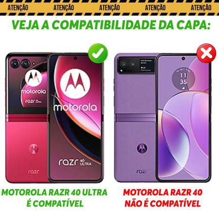 Imagem de Capa Capinha Case para Motorola Moto Razr 40 Ultra - Protetora Resistente Anti Impacto Queda Armadura Militar