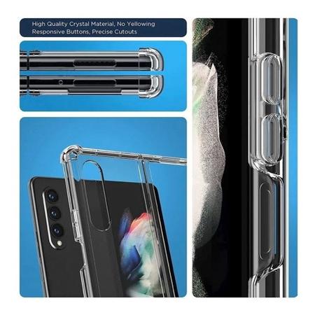 Imagem de Capa Capinha Case Premium Para Galaxy Z Fold 4 Clear Hybrid