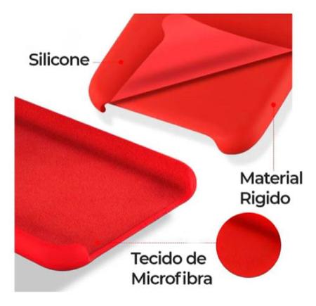 Imagem de Capa Capinha Case Silicone Aveludada Compatível iPhone XR