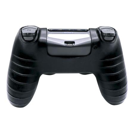 Capa de silicone PS4 Controller Skin em capa protetora escura para PS4/Slim/PS4  Pro Dualshock 4 Controller. (Punho de polegar preto Pro x 8, punho de - Faz  a Boa!