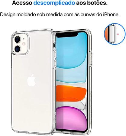 Imagem de Capa Capinha Clear Case Space Rígida Anti Amarelamento Resistente Para iPhone 11