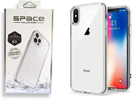 Imagem de Capa Capinha Clear Case Space Rígida Anti Amarelamento Resistente Para iPhone XS Max