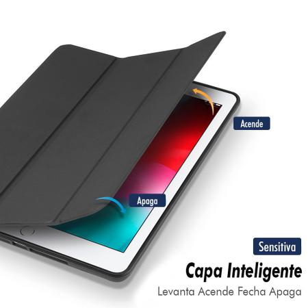 Imagem de Capa Capinha Ipad 6 6ª Geração 2018 A1893 A1954 Tela 9.7 Smart Case Aveludada Acabamento Premium