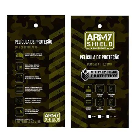 Imagem de Capa Capinha Moto E7 Anti Shock + Película de vidro 3D - Armyshield