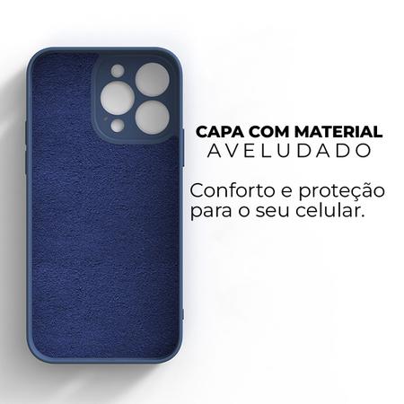 Capa Capinha para iPhone 14 Pro Max com Proteção de Câmera Silicone