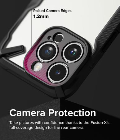 Imagem de Capa Capinha Para iPhone 15 Pro (6.1) Ringke Fusion X -Preto