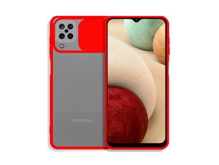 Imagem de Capa Capinha Para Samsung Galaxy A12 Sm-a125m Vermelho