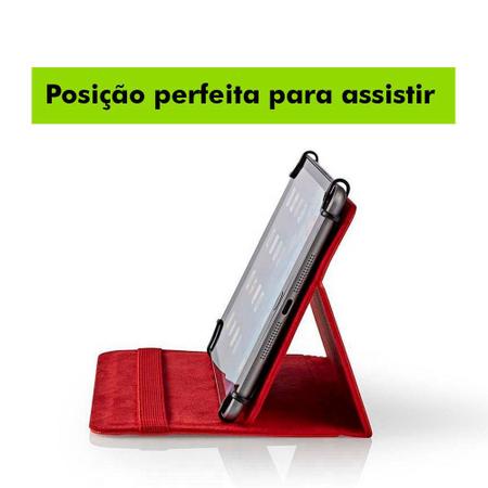 Imagem de Capa Capinha Pasta Tablet Multilaser M10 M10a 3G 4G Tela de 10 Polegadas Suporte Protetora Premium