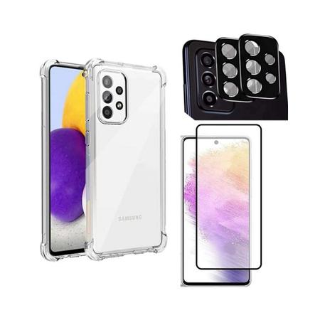 Imagem de Capa Capinha + Película Vidro 3D + Câmera Para Galaxy A53 5g