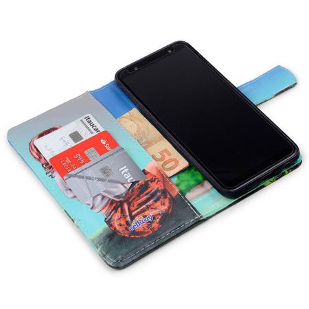 Imagem de Capa carteira estampada paris para moto g8 power lite xt2055