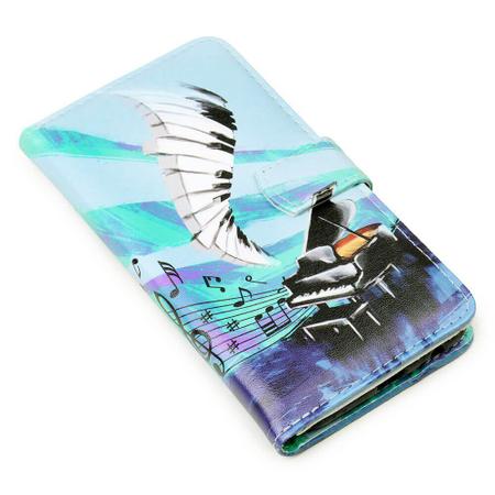 Imagem de Capa carteira estampada piano para samsung a42 a426