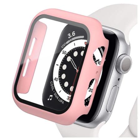 Capa Case Bumper 2in1 C Vidro Para Apple Watch Series 9 45mm