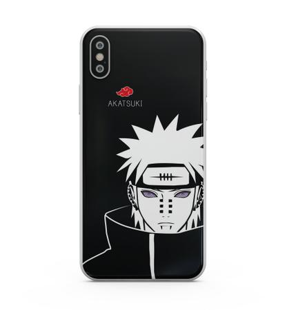 Capa Silicone NetCase Chapada Nome Coleção Naruto - Símbolo Akatsuki