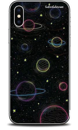 Imagem de Capa Case Capinha Personalizada Planetas Poeira Estrelar Samsung A8 - Cód. 1304-B012