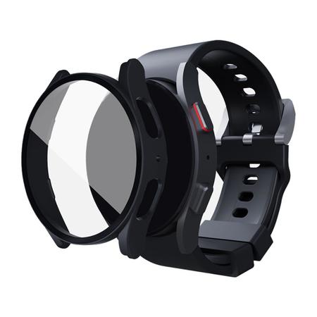 Imagem de Capa Case com Pelicula de Vidro 3D para Samsung Galaxy Watch 5 40mm Sm-R900 e Sm-R905