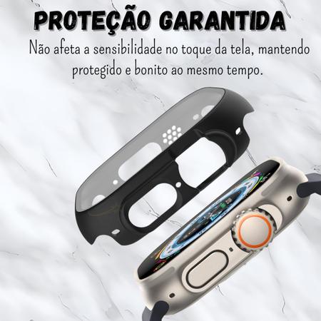 Capa Case Com Vidro Integrado Para Apple Watch Series 9 45mm - STAR CAPAS E  ACESSÓRIOS - Capa e Case para Smartwatch - Magazine Luiza