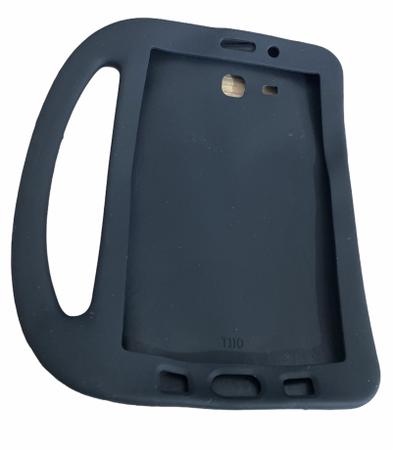 Imagem de Capa Case de Silicone com Alça para Tablet Samsung T110 T113 T116 + Película de Vidro 7 polegadas