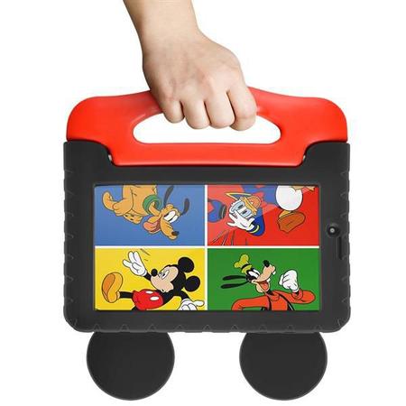 Imagem de Capa Case do Mickey Mouse com Alça Maleta p/ Tablet M7 3g 4g + Caneta Touch