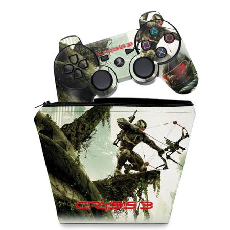 KIT Capa Case e Skin PS3 Controle - Far Cry 3 - Pop Arte Skins